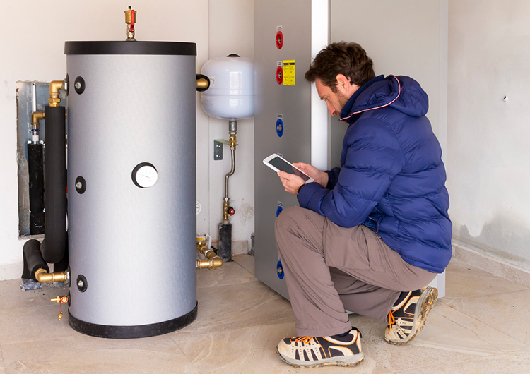 Tank water heater installation